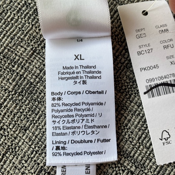 J. Crew Bright Pink squareneck bikini top Size XL New- tags detached - Picture 6 of 6